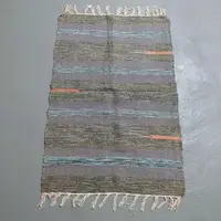 Alfombra 60x90 Cm Hindu Felpudo Recibidor Costado O Pie Cama