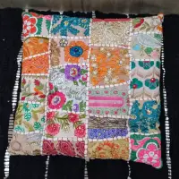 Zafu Almohadon Relleno 40 Cm Importado De India Yoga Reiki