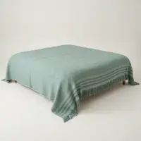 Manta Rustica Artesanal 230x240cm Hilado Fino Estilo Country