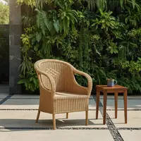 Juego X 6 Sillones Artesanales De Jardin Pushkar Tienda Marrón Claro