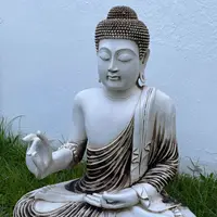 Buda Vitarka Apto Exterior 75 Cm Artesanal Hecho En Resina