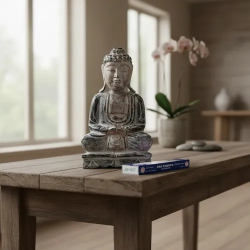 Buda Tallado En Madera Teca Importado Indonesia 30 Cm Unico Madera
