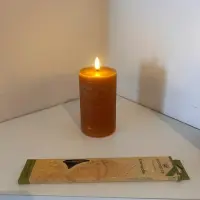 Vela Led De Parafina 13cm Llama Movimiento Importada A Pila