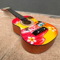Ukelele Artesanal Importado Indonesia Madera Pushkar Tienda