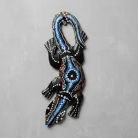 Iguanas Decorativas 30 Cm Artesanal De Indonesia Importada