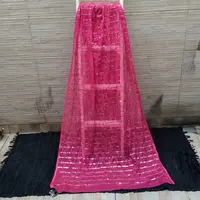 Dupatta Gasa De India. 2.10 X 0,90 Mts Importado Artesanal