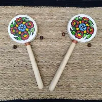 Tambor Caburete De Mano Instrumento Original Indonesia