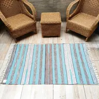 Alfombra Artesanal Premium 90 X 150 Cm Importada De India