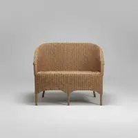 Sillón Doble Artesanal En Fibras Naturales Apto Galeria Deco
