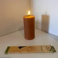Vela Led De Parafina 15cm Llama Movimiento Importada A Pila 