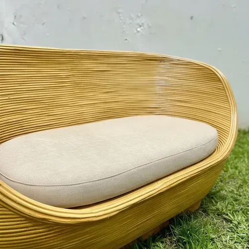 Sillón Ratán Sintético 2 Cuerpos Apto Exterior Importado
