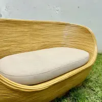 Sillón Ratán Sintético 2 Cuerpos Apto Exterior Importado