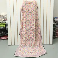 Dupatta Gasa Bordada A Mano De India. 2.20 X 0,90 Mts Hindu