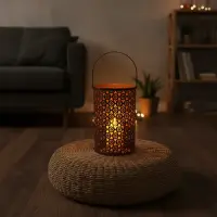 Portavela Hindu Fanal Importado India Decoración De Oriente  Oxido