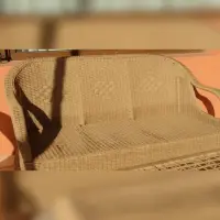 Sillon Artesanal De 3 Cuerpos Apto Galeria De Kraft Y Caña Marrón Claro Brodery