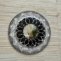Espejo Redondo Pushkar Tienda 40 Cm Venecitas Pared