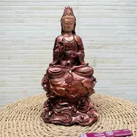 Estatuilla Kwan Yin Traida Indonesia 30 Cm Apto Exterior Zen Óxido
