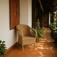 Juego X 6 Sillones Artesanales De Jardin Pushkar Tienda Marrón Claro