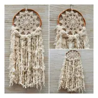 Atrapasueños Importado Indonesia Diseño Crochet 85 Cm