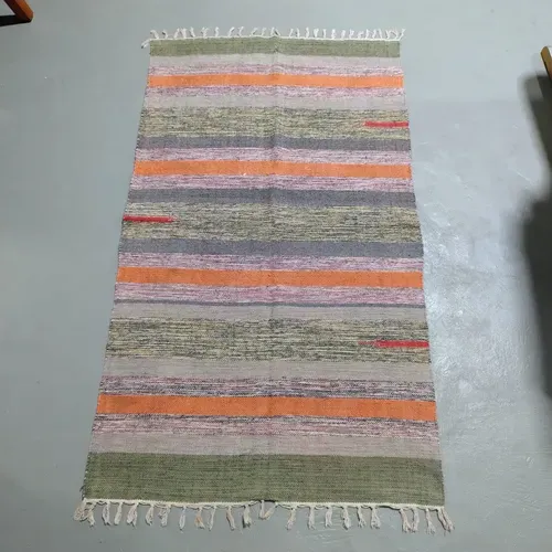 Alfombra Artesanal Premium 90 X 150 Cm Importada De India