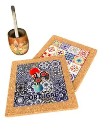 Posa Pava Fuente En Corcho/ceramica Importa Oriente 20 Cm
