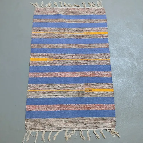 Alfombra 60x90 Cm Hindu Felpudo Recibidor Costado O Pie Cama