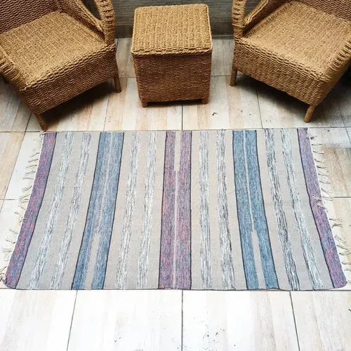 Alfombra Artesanal Premium 90 X 150 Cm Importada De India