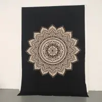 Manta De India 2x1.4 Mts Algodon Hindu Cubrecama Lona Tapiz