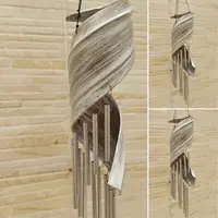 Llamador De Angel Importado Indonesia Con Bamboo Remolino Blanco