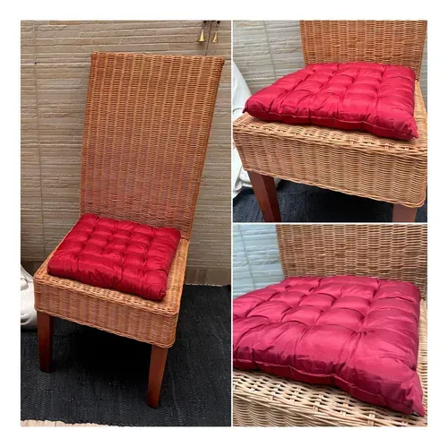 Almohadones India Rellenos Sillas Artesanal Medida Standard
