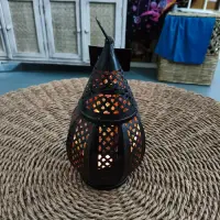 Fanales Porta-velas De India 30 Cm Alto Decoración Importado