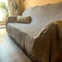Manta Rustica Colcha Artesanal Cama O Sillon Pushkar Tienda