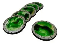 Apoya Posa Vasos 6 Unidades Madera-vidrio Aresania Indonesia