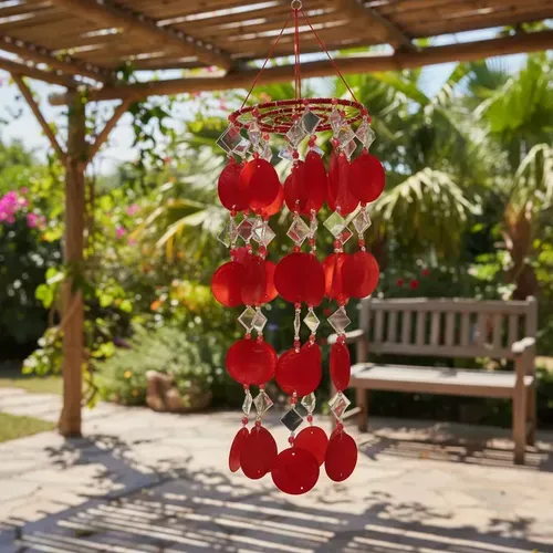 Movil Decorativo Carrillon Calecita Nacar Indonesia Llamador