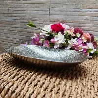Centro De Mesa Decorativo Pushkar Tienda Plateado