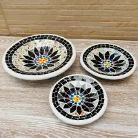 Set 3 Centros De Mesa En Venecitas Importados Platos Hondos