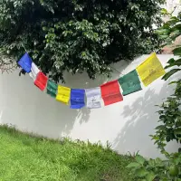 Bandera Banderin 7 Chakras Importado Artesanal India 7 Chakras