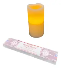 Velas Led Parafina Estática A Pila Importadas Fanal Farol Blanco