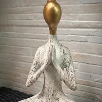 Figura Yoga Decorativa Estatuila Posiciones D Oriente 20 Cm Posicion 2