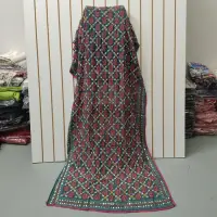 Dupatta Gasa Bordada A Mano De India. 2.20 X 0,90 Mts Hindu
