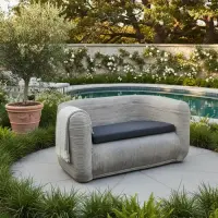 Sillón Resina 2 Cuerpos Apto Exterior Importado Modelo 1 Sumatra