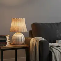 Velador Artesanal Rattan Indonesia Artesanal Tendencia Marrón Claro