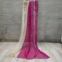 Dupatta Gasa De India. 2.10 X 0,90 Mts Importado Artesanal
