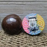 Kalimba Instrumento Viento Coco Artesnal Importado Indonesia Mix