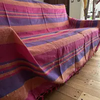 Manta Rustica Cama O Sillón King Size Importada De India  