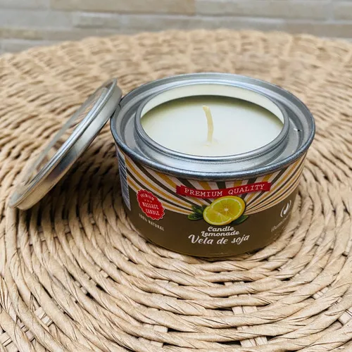 Vela En Lata Vintage Soja 100% Natural Aromatizate