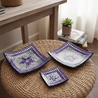 Set 3 Centros De Mesa En Venecitas Importados Platos Hondos