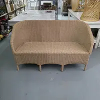 Sillón Artesanal Fibras Naturales Y Caña Ideal Galería Marrón Claro
