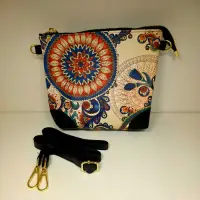 Cartera Bolso Estampada De Mano Hindu Importado Pushkar