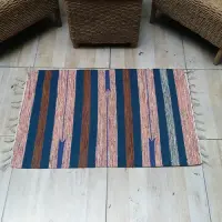 Alfombra 60x90 Cm Hindu Felpudo Recibidor Costado O Pie Cama